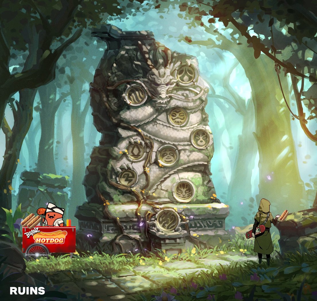 The <a href="/AzukiOfficial/">Azuki</a> Ruins Reveal was dope. 

...but why not pair it with a🌭to really add to the experience?

Enjoy.