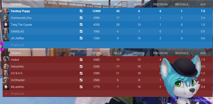 Imagine getting dominated this hard by a femboy puppy https://t.co/WBbjeVf1ld<a href="/tag/apexlegends"class="tags"><span>#apexlegends</span></a>