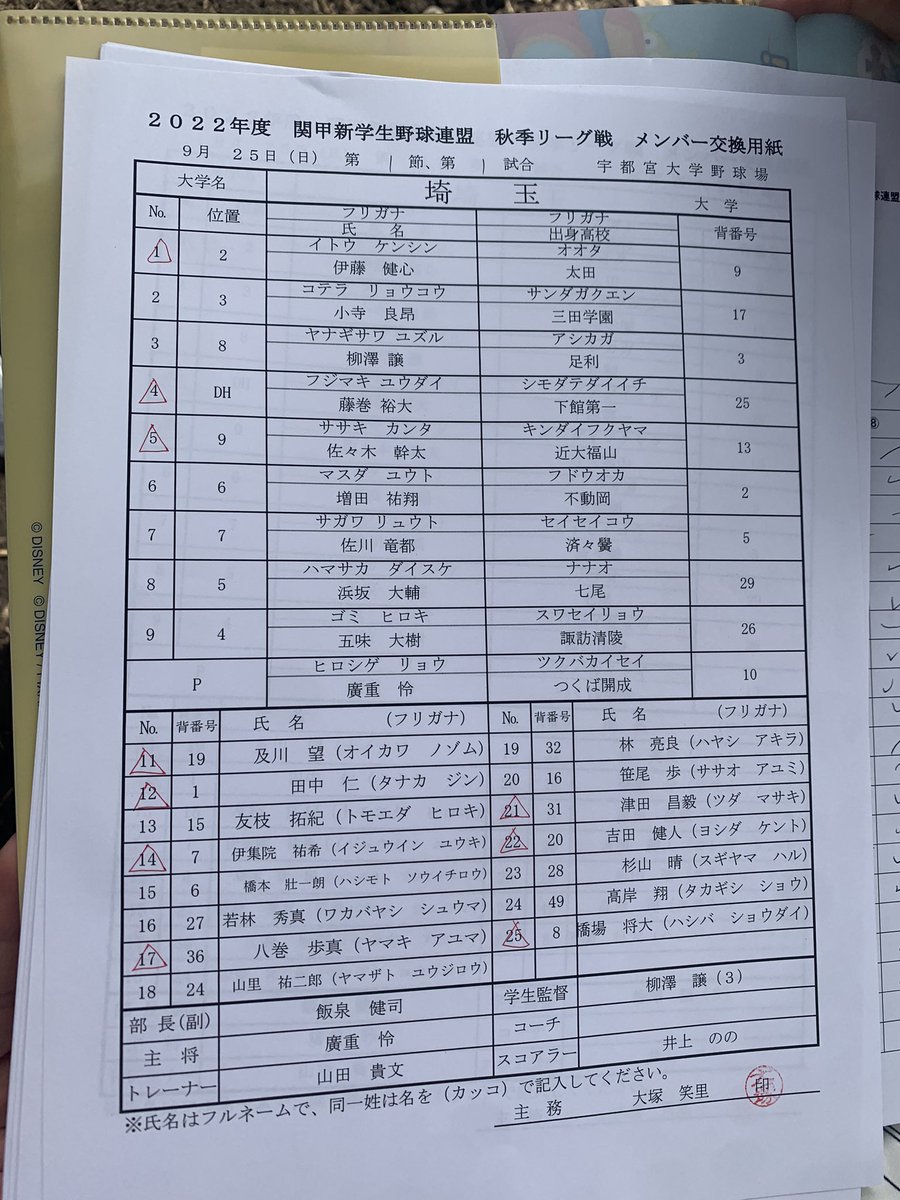 saidai_89's tweet photo. こんにちは🌞
本日は、宇都宮大学にて、秋季リーグ戦🆚宇都宮大学1回戦です！！
12時試合開始です！

試合経過はこちらの一球速報からご覧いただけます！
本日も応援よろしくお願いします🔥 https://t.co/SSA5Yukxj3
