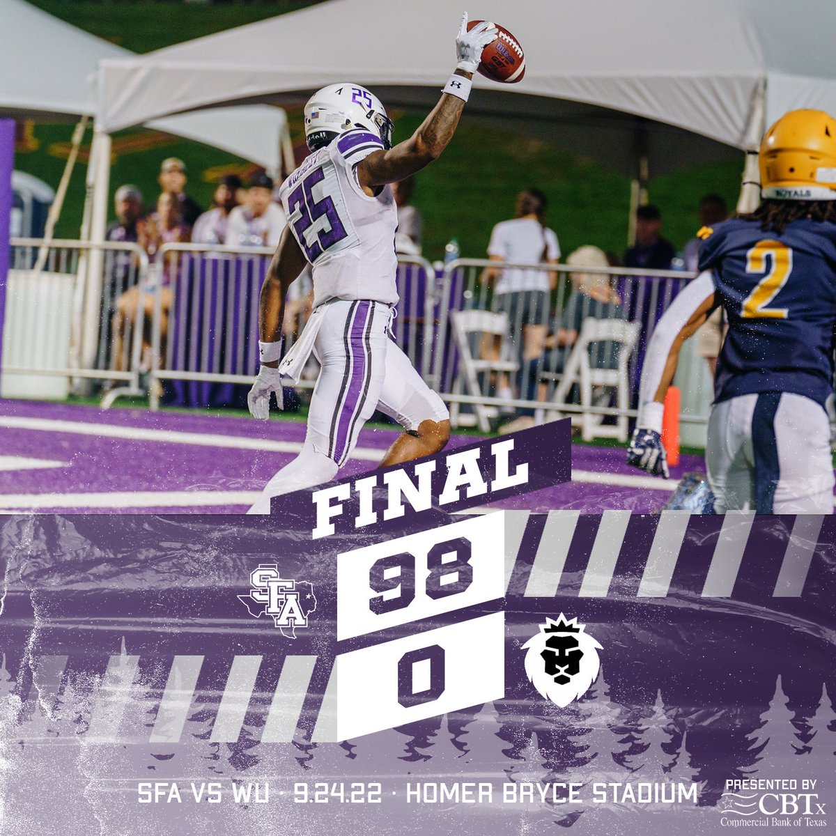 🟣 TURN ON THE PURPLE LIGHTS 🟣

Jack's move to 2-2 on the year!

Presented By <a href="/CommBankTexas/">CBTx</a>

#AxeEm x #RaiseTheAxe