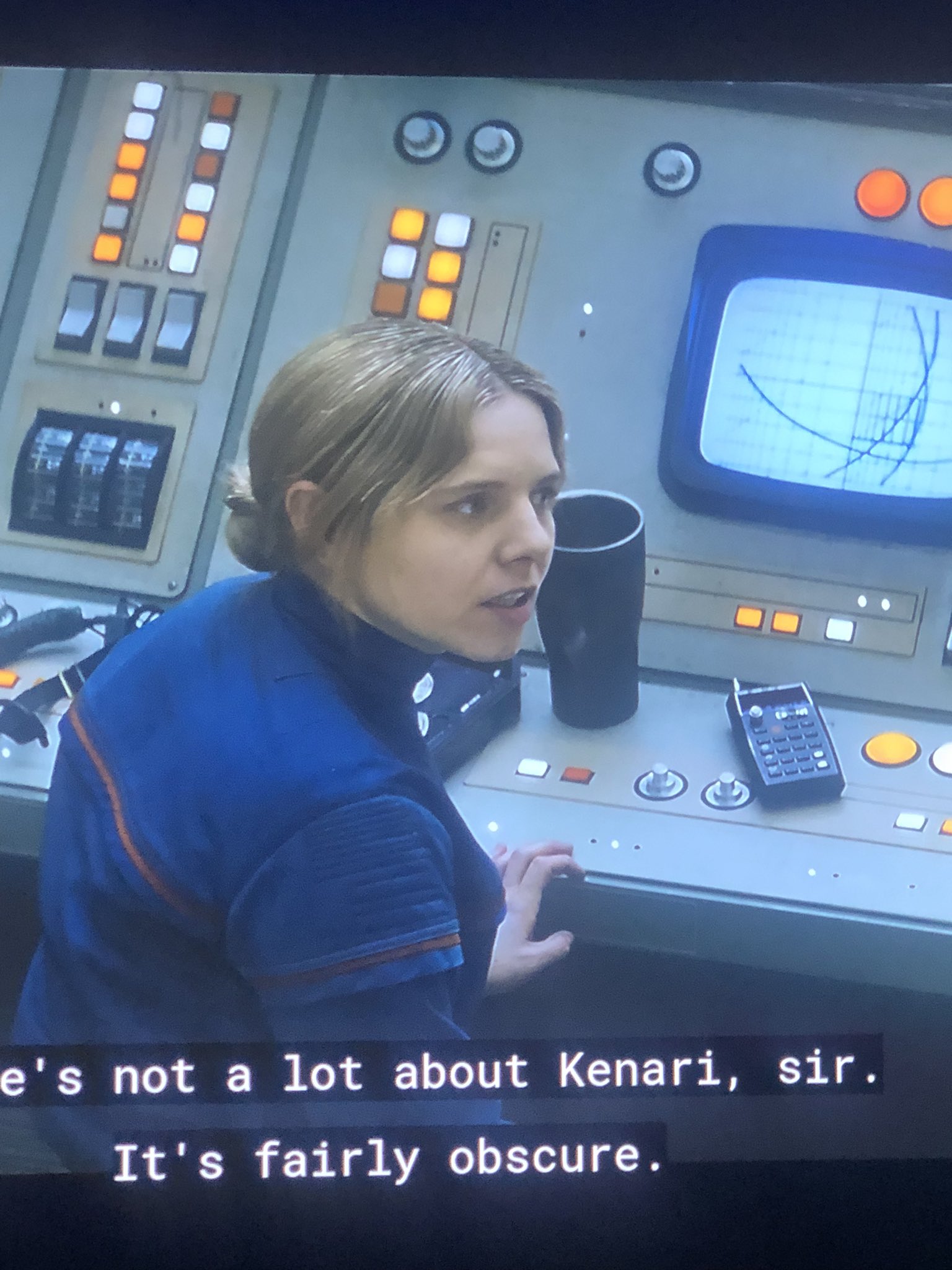 Watching Andor & my dumb ass thought THIS was @savannah_solo lol. I had to pause it to make sure she wasn’t a cameo 😂😂 https://t.co/RMaJ5LdLZb