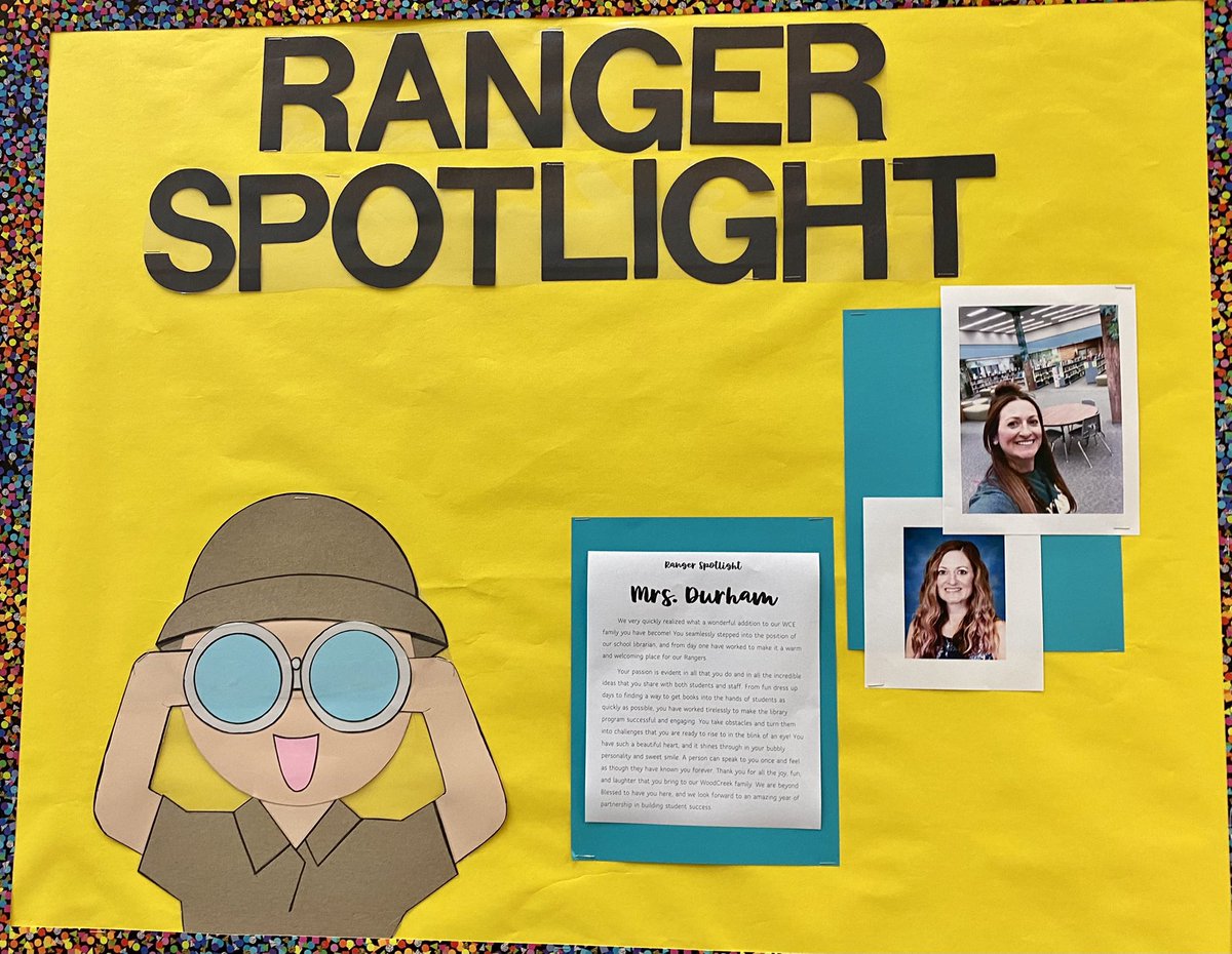 ErinDurhamLIB's tweet photo. Yay Me!!! LOVE being a Ranger and serving our almost 1300 students!!! 🥳 https://t.co/C4nP1tFaAc
