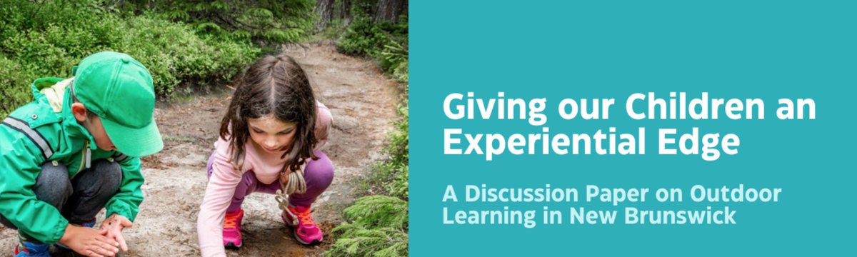 I’m a bit obsessed with this discussion paper published by the New Brunswick Environmental Network 🤩 It’s a comprehensive summary of what outdoor learning looks like in NB with advocacy plans to move forward with mandatory outdoor learning in schools! 🌲 db.nben.ca/civicrm/mailin…