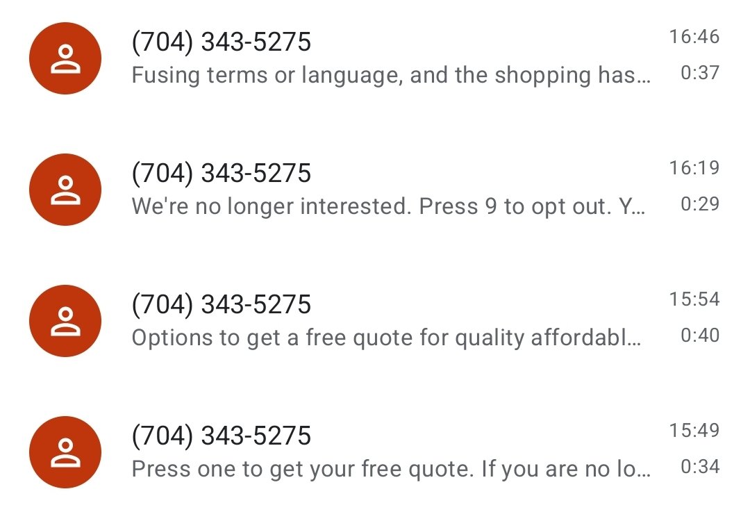 I guess my new stalker is <a href="/LibertyMutual/">Liberty Mutual</a>. Even if you could save me money, it's not worth this much harassment