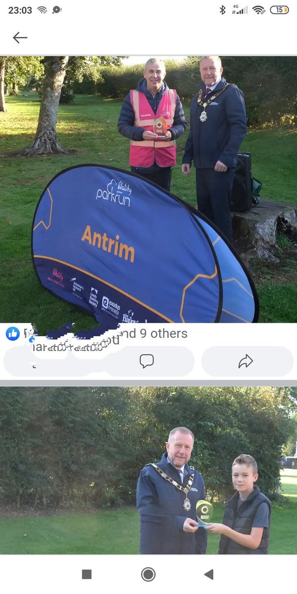 antrim_parkrun's tweet photo. At our ninth birthday/event 359, 249 participated.🎂 Andree McCaffrey joined the 250 Club. David Blayney, Marian McAllister and Nabla McAuley joined the 50 Club. Carra-Lee Metson and Gerard Ross joined the 25 Club. Aisling Smith (21:14) was the fastest female for the eighth time. https://t.co/hAmmz2KhKV