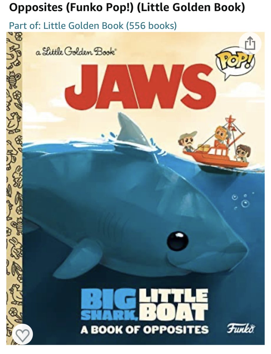 SupaPamPam's tweet photo. Just had to pre-order this on Amazon. Little Golden Book JAWS. https://t.co/THDpJxEwsd