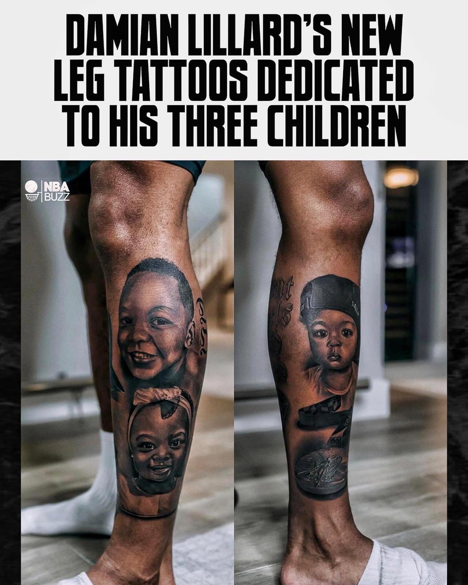 NBA TATTOOS Damian Lillard