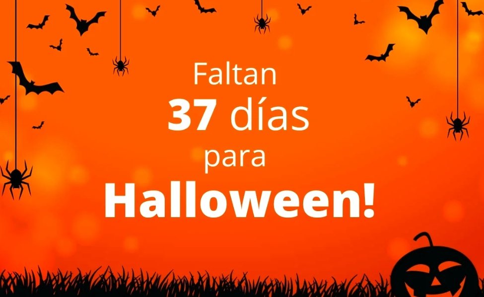 Halloweenus6's tweet photo. Faltan 37 días para Halloween https://t.co/QS8A5x1hPc