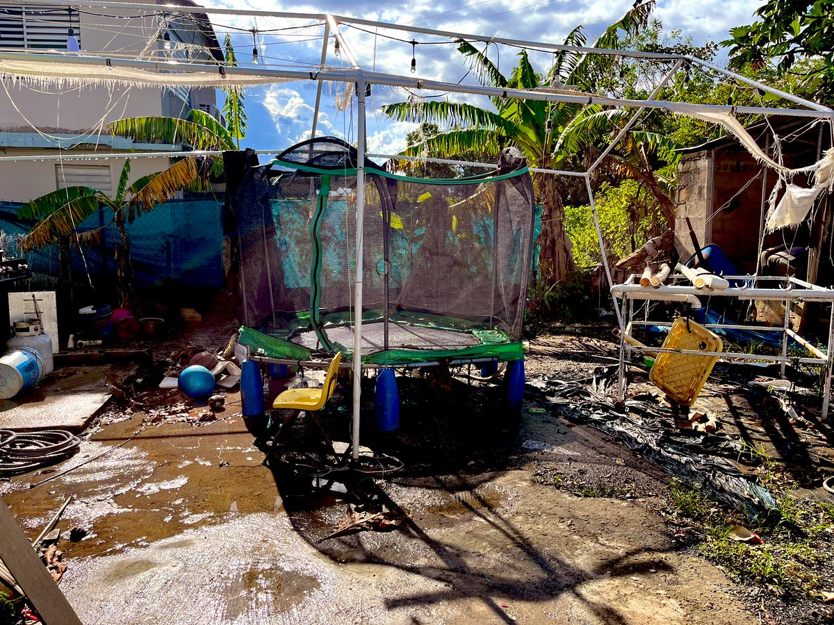 DCampoamor's tweet photo. I spent the day in La Playa, Añesco and Ricó with families — many who lost everything — recovering from Hurricane Fiona. They just got running water &amp; still don’t have power. https://t.co/8I9cDxdFJu