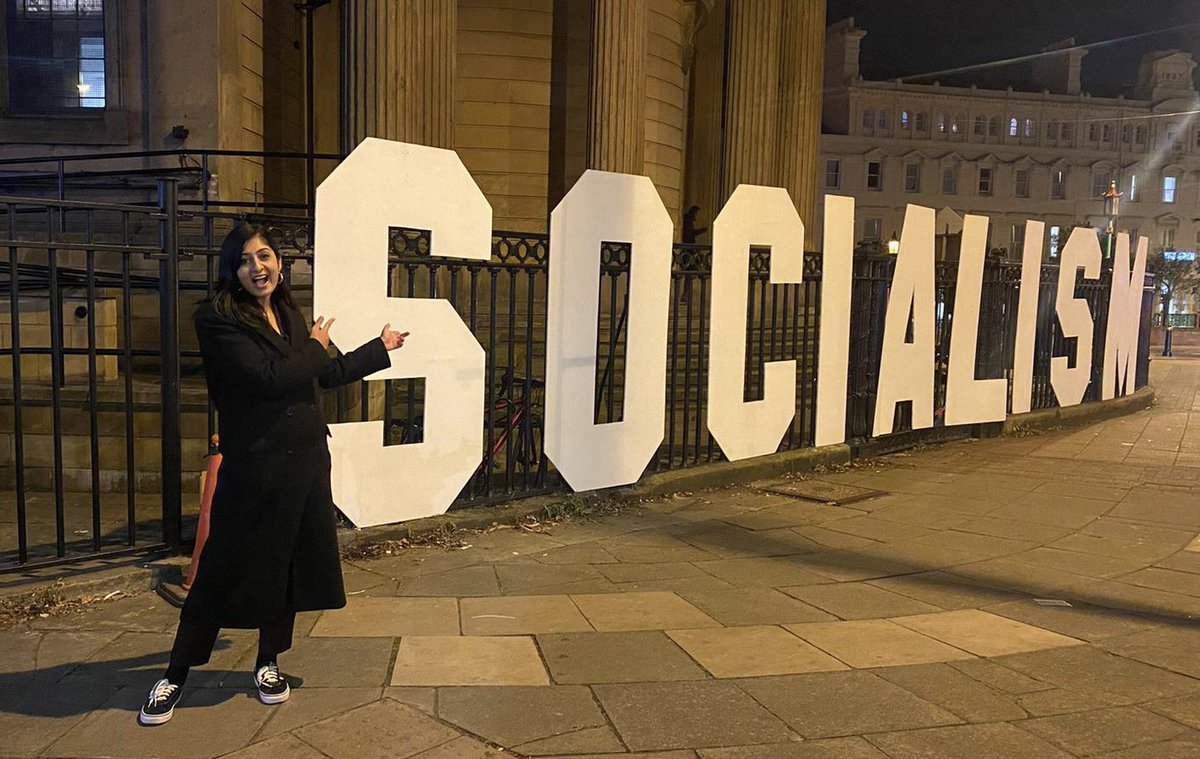 zarahsultana's tweet image. It’s good to be in Liverpool for Labour Party conference and The World Transformed 😁🚩