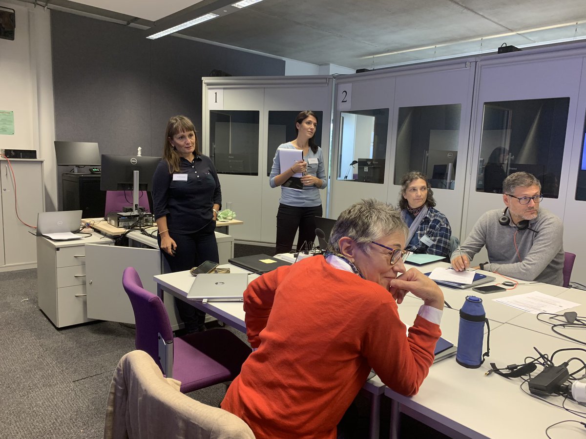 SMARTatSurrey's tweet photo. Summer School in #InterlingualRespeaking for language professionals @CTS_Surrey almost completed: wonderful group of talented linguists, intensive practice, and great insights from our industry partner, Sky. We can't wait to run another one!#ESRC
#Access #SpeechToTextInterpreting https://t.co/xZRTgVUOFH