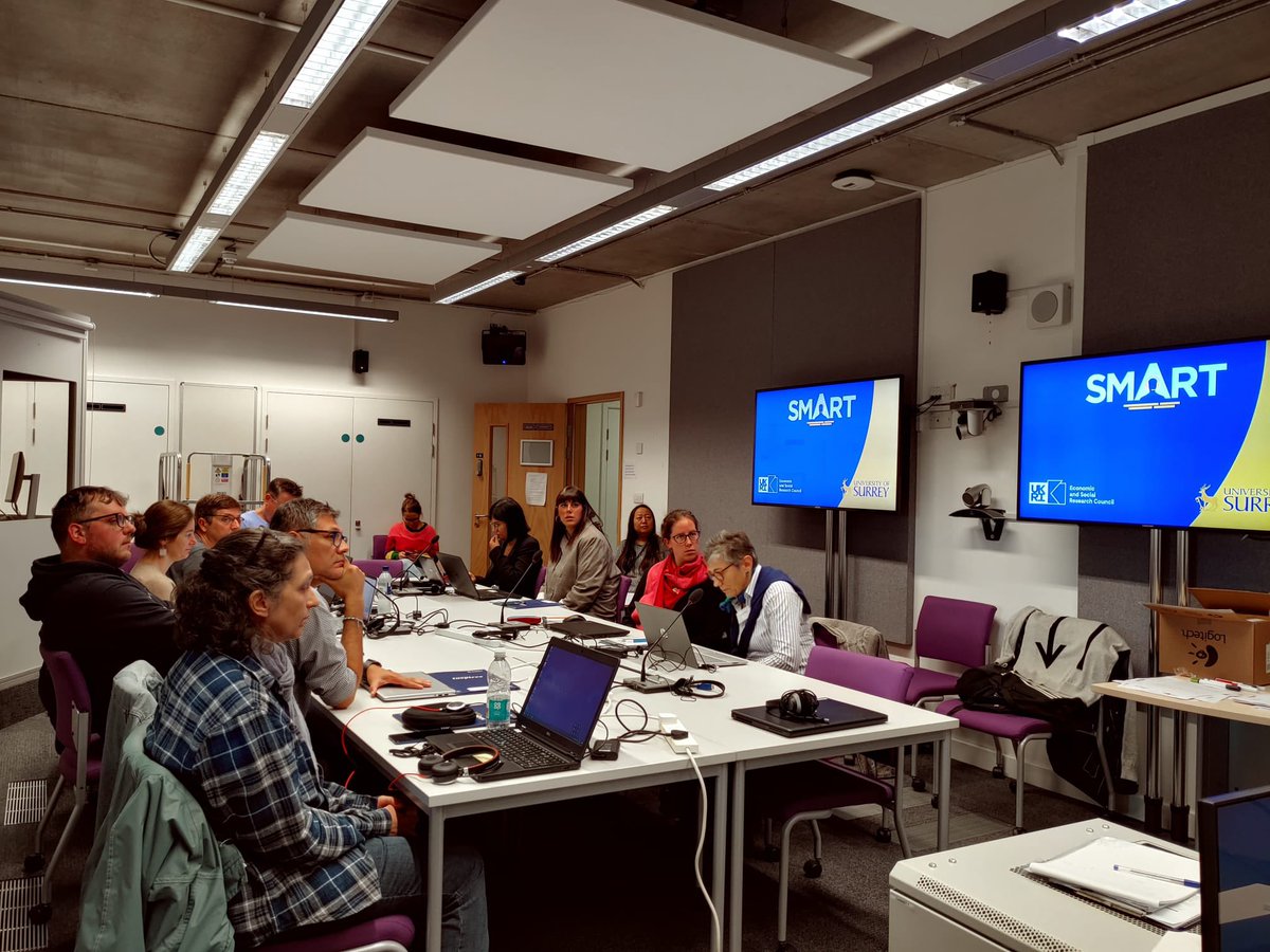 SMARTatSurrey's tweet photo. Summer School in #InterlingualRespeaking for language professionals @CTS_Surrey almost completed: wonderful group of talented linguists, intensive practice, and great insights from our industry partner, Sky. We can't wait to run another one!#ESRC
#Access #SpeechToTextInterpreting https://t.co/xZRTgVUOFH