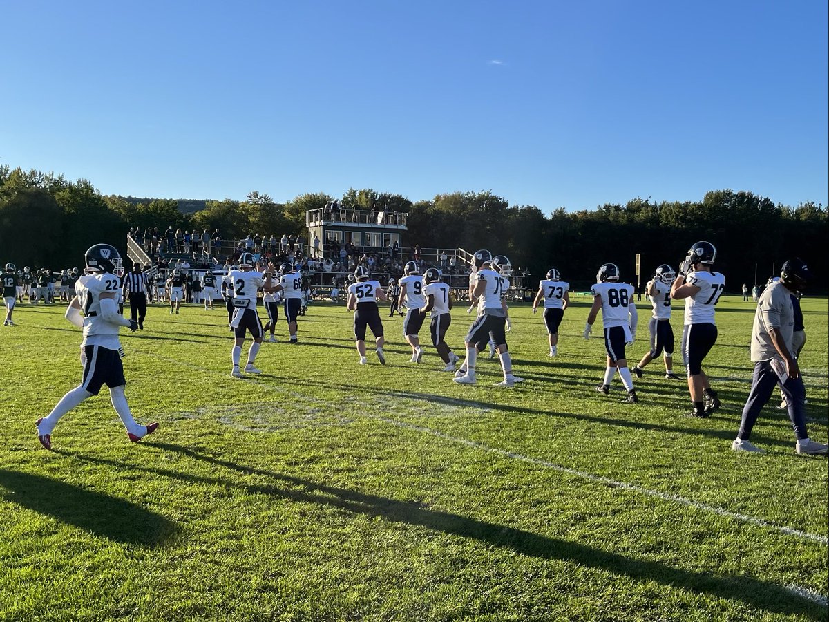 Varsity football earns a thrilling 49-41 road win over Deerfield to move to 2-0!!  Tremendous resilience by the Wildcats!! ⁦<a href="/WillistonNS/">Williston Northampton School</a>⁩