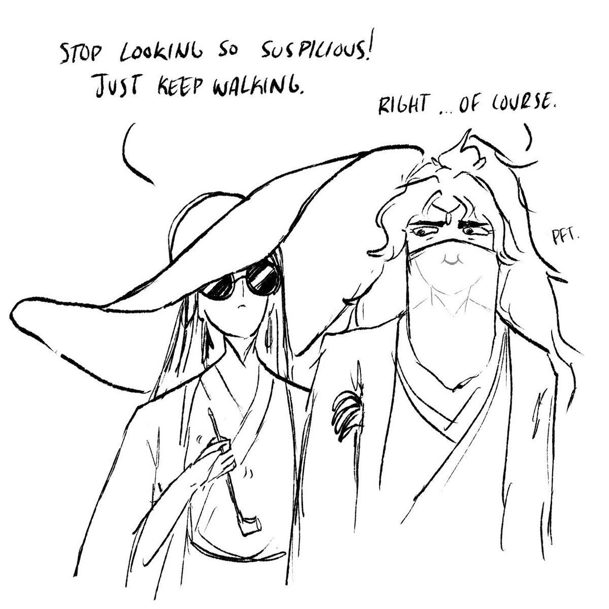 bordovyi's tweet photo. @serpentinerose @withoutstories start to end this was the funniest conversation ive read in a long time  you guys r both geniuses i laughed SO hard im just imagining jx with one of those big stupid oversized fashion hats and sunglasses "he's in disguise your honour" like ok https://t.co/ZdIYfO1il4