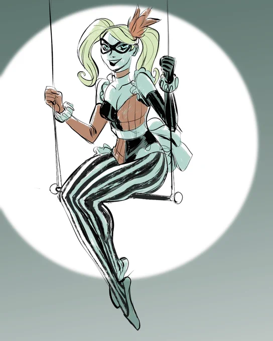 Did a little fanart based off of  's #harleyquinn design from HARLEY QUINN 30TH ANNIVERSARY SPECIAL #1  