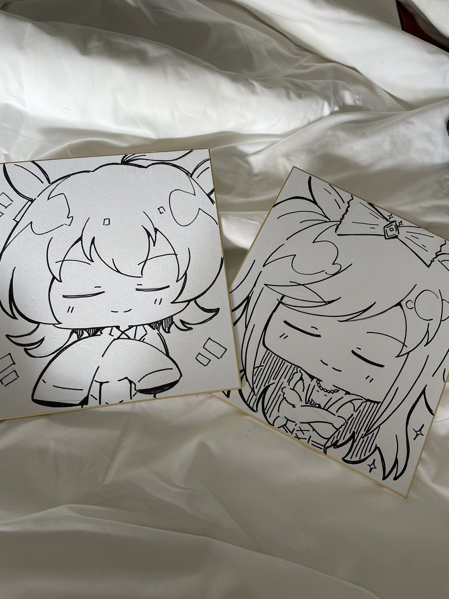 大色紙はタキオンとデジタル。
小色紙はたくさん!
よろしくお願いします! 