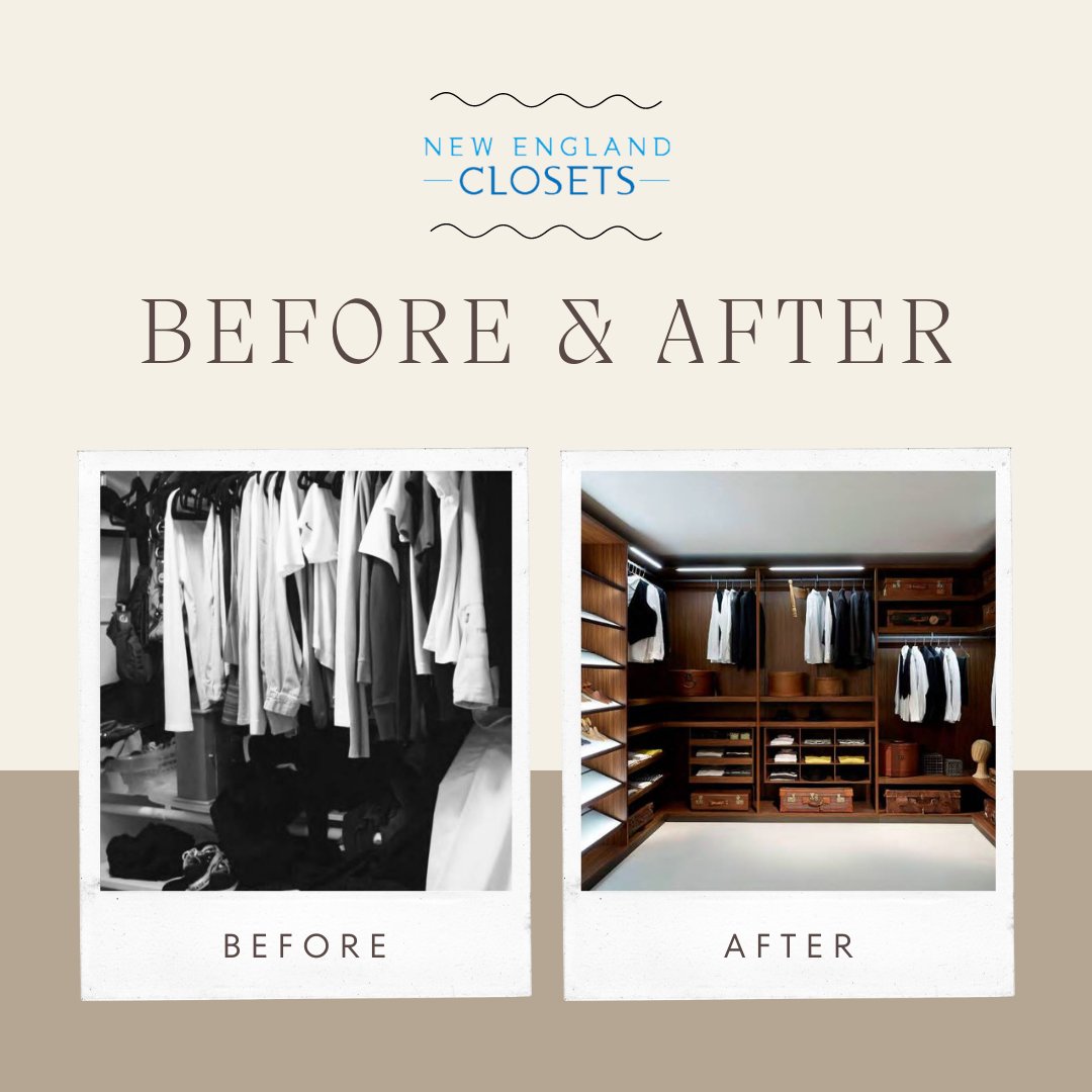 Bet you have a closet that looks like the one on the left somewhere in your house 👀

Thankfully, we've got the vision, design skills, and expertise to make dream transformations come true! ✨

#WalkInCloset #CustomCloset #DressingRoomInspo #WardrobeGoals