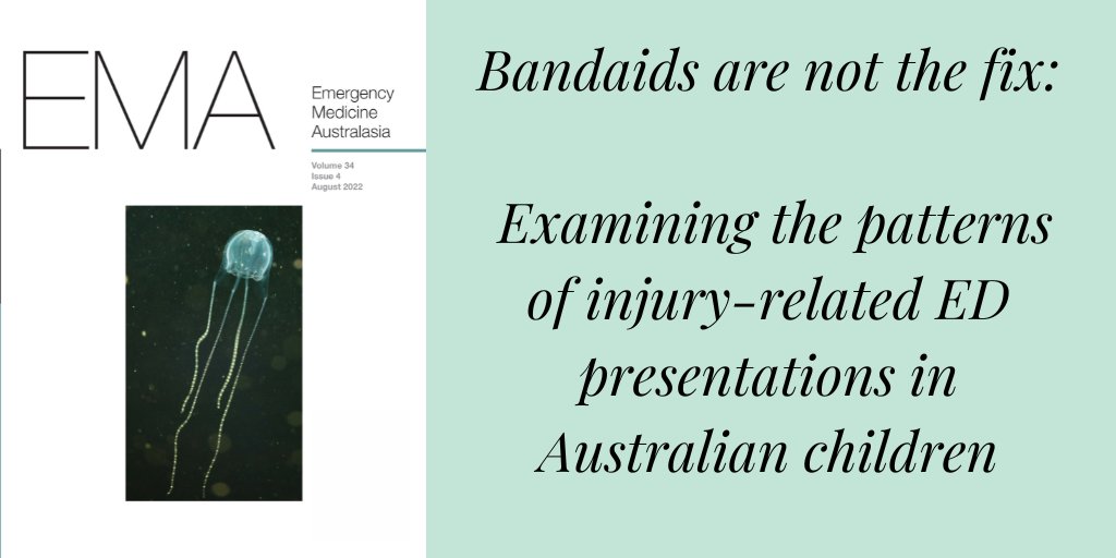 Patterns of injury-related ED presentations in Australian Children

#OpenAccess

bit.ly/Paediatric_inj…

@rebeccaivers @KateNiven10
<a href="/kvallmuur/">kerryanne Vallmuur</a> <a href="/DrSimonCraig/">Simon Craig</a> <a href="/doctorwozza/">Warwick Teague</a> 
<a href="/UNSW/">UNSW</a> 
<a href="/WileyHealth/">Wiley Clinical Health</a> <a href="/acemonline/">ACEM</a>