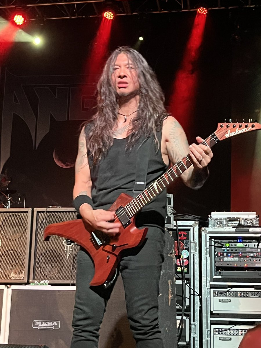 cdeon01's tweet photo. Great show last night!@Sherman_Theater @deathangel Got to see both shows on PA this year. #baystrikesback #thrash #metal #parocks https://t.co/x86jy6tSEm