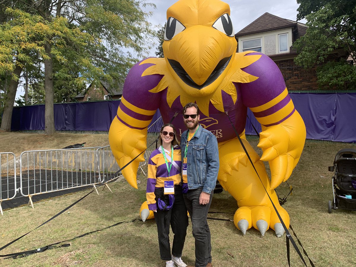 MPrattMorgan's tweet photo. Good to be back for Homecoming this year! @Laurier #LaurierHomecoming https://t.co/ALAkMcljPX