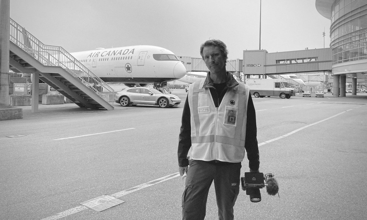 Shooting on the apron with <a href="/PorscheCanada/">Porsche Canada</a> and <a href="/AirCanada/">Air Canada</a> is a highlight of the week…