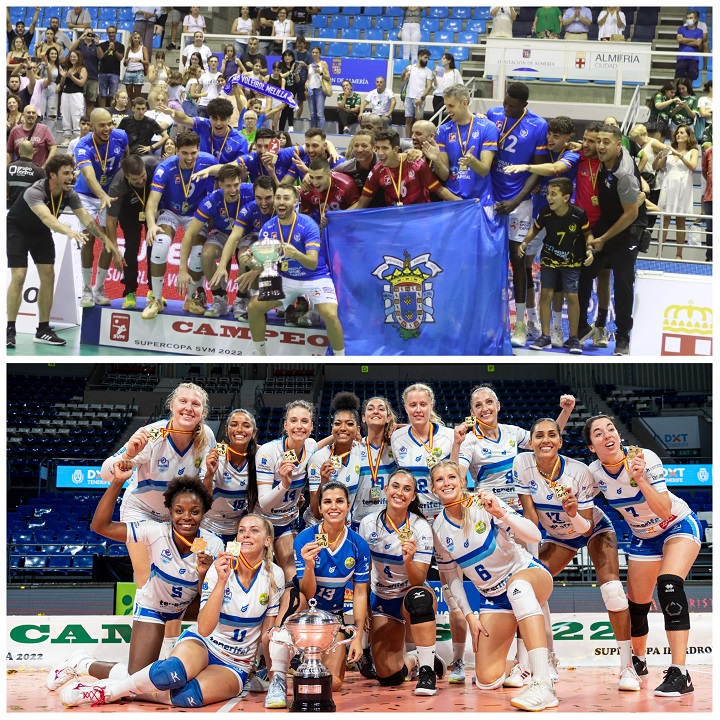WofVOLLEY's tweet photo. .@cvmelilla take their first Spanish Men’s Super Cup; @CVHaris triumph in women’s competition
https://t.co/iWEyksO182
#volleyball #SupercopaVB #SupercopaIberdrola #pallavolo #siatkówka #voleibol #vôlei #voleybol #odbojka #volejbal #volleybal #волейбол #排球 #バレーボール https://t.co/4IWmWky7FL