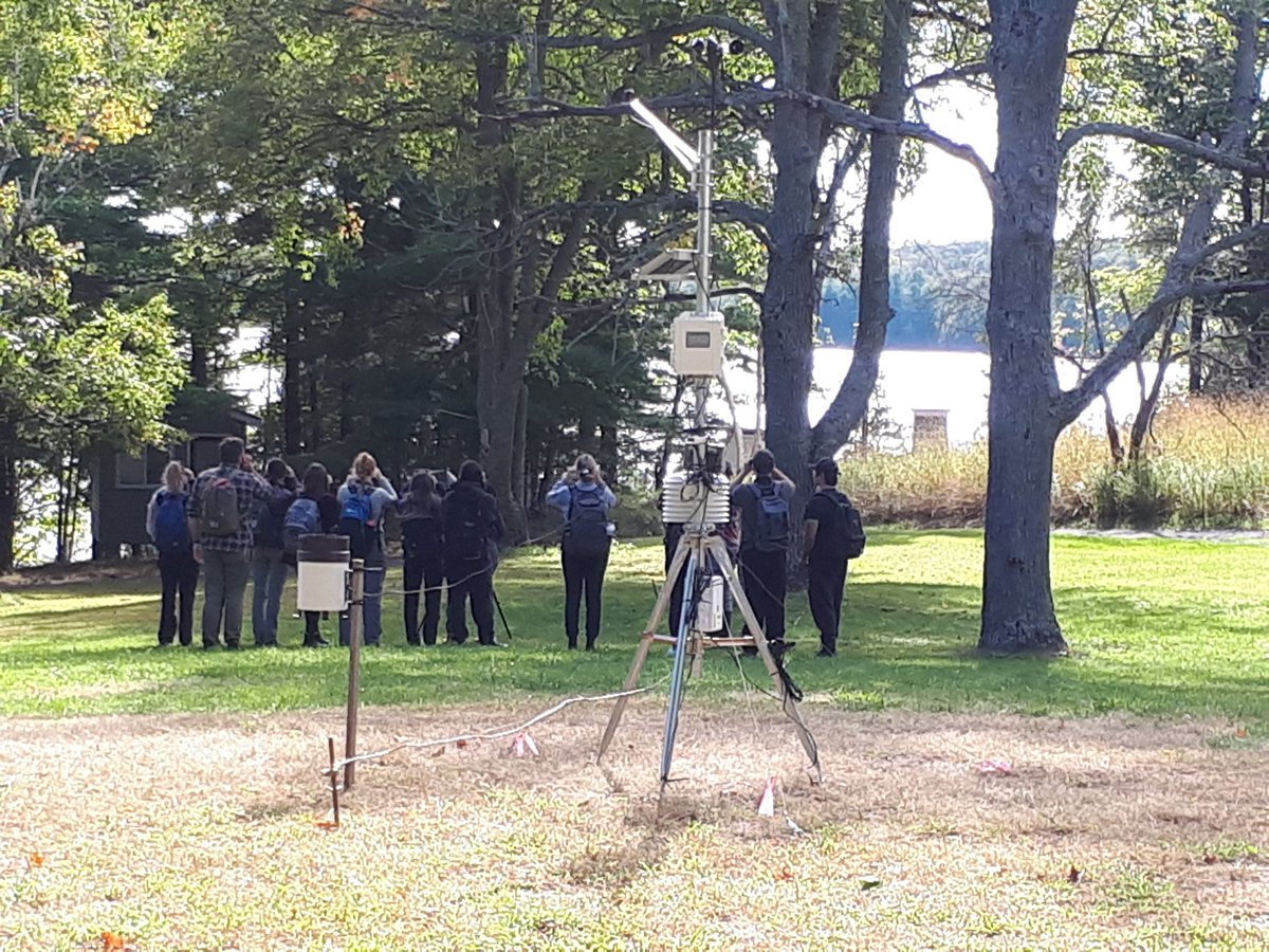 RookeAC's tweet photo. Beautiful weather for our last day of the #BIOL300 field trip to @QUBioStation @QueensUBio https://t.co/6yMFbgEpQx