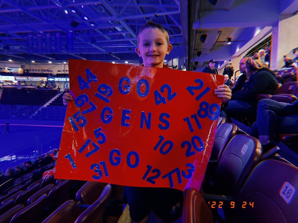 Spotlight2003's tweet photo. Can’t wait for the @Oshawa_Generals season to kick off!! Go Gens Go!!! Section 114 Row 13 Seat 17 https://t.co/2oZhVLRBL3