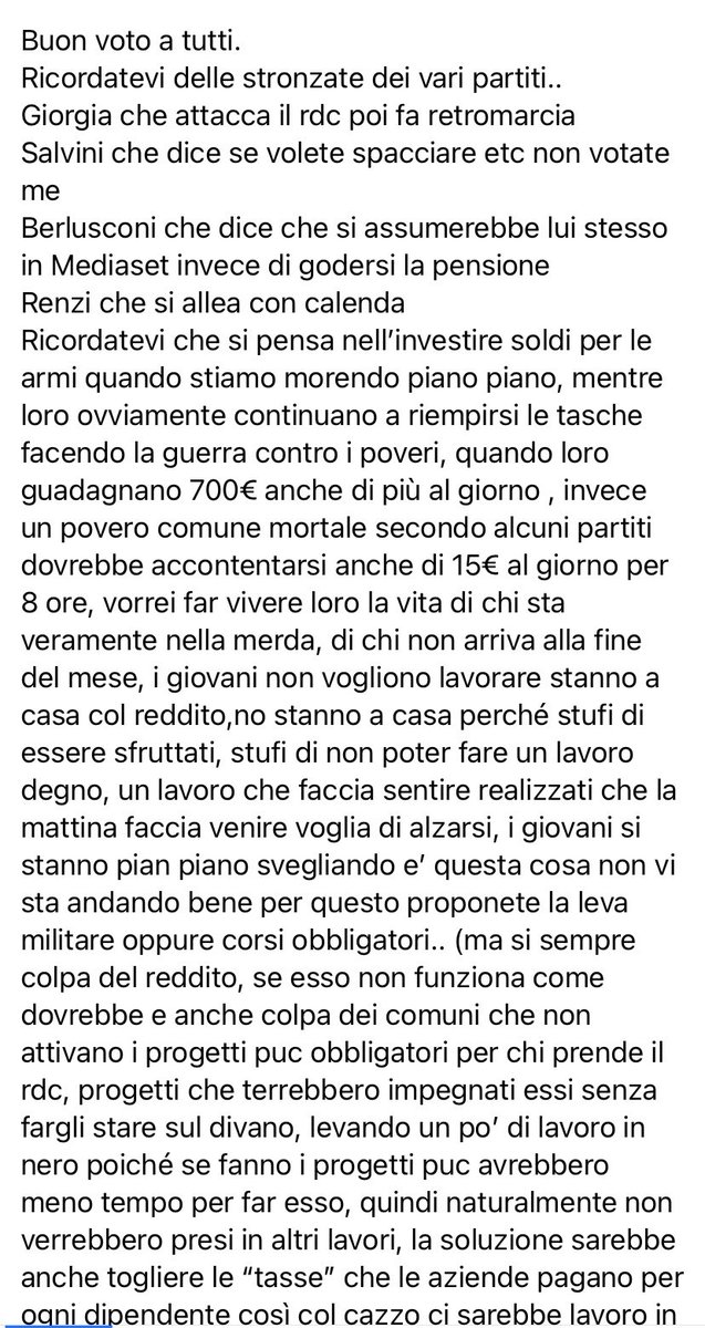 EleumasOfficial's tweet photo. #ElezioniPolitiche2022 #25settembre https://t.co/PR0i3AFjm9