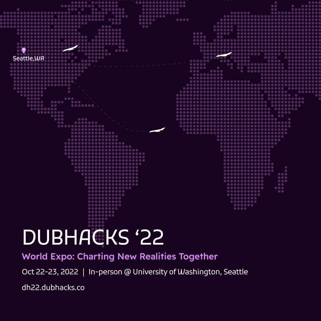 📢 Calling all hackers! The time is now. After two years at home, DubHacks is back and more ready than ever for you to join the largest collegiate hackathon in the PNW! Sign up using the link in our bio. Let’s do this! ✈️