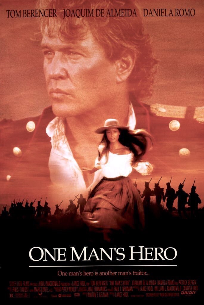 FilmNewsNos's tweet photo. 🎬MOVIE HISTORY: 23 years ago today, September 24, 1999, the movie ‘One Man’s Hero’ opened in theaters!
#TomBerenger #JoaquimDeAlmeida #DanielaRomo #MarkMoses #StuartGraham #GreggFitzgerald #DonWycherley #WolfMuser #IliaVilok #StephenTobolowsky #JamesGammon #PatrickBergin https://t.co/JuJkeOyUdH