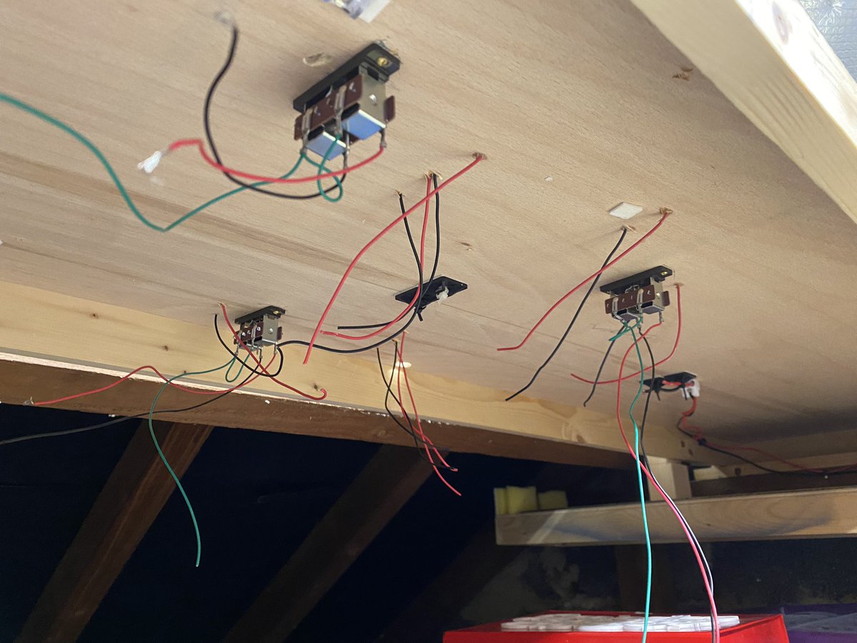 CentralDeangate's tweet photo. And so it’s started #projectdismantle is underway.
Bus wires in process of being removed. Points and signals next. Then the process of ripping everything else out can start. A little sad as quite a bit if time and money spent in it but it’s for the good https://t.co/WIrPw0s8Ye