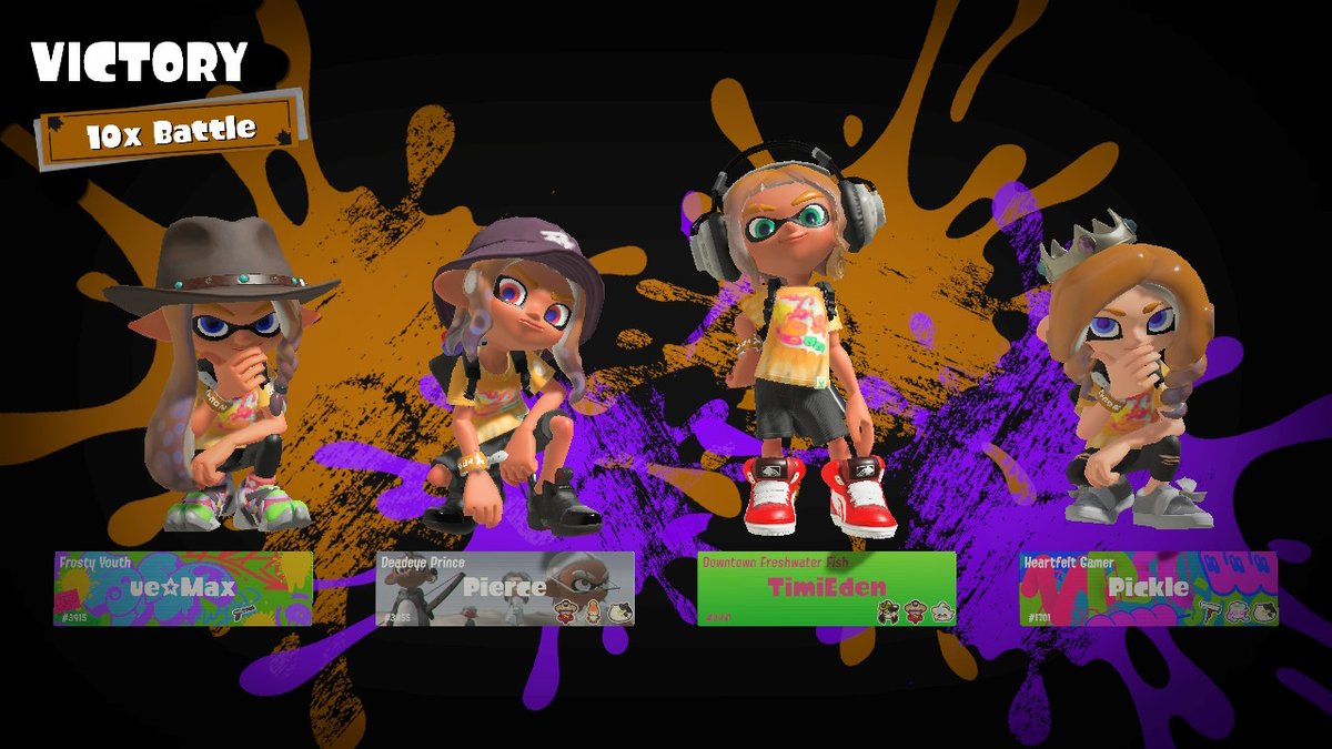 PickleSquid's tweet photo. From this afternoon #Splatoon3 #NintendoSwitch https://t.co/x1dcarMMkn