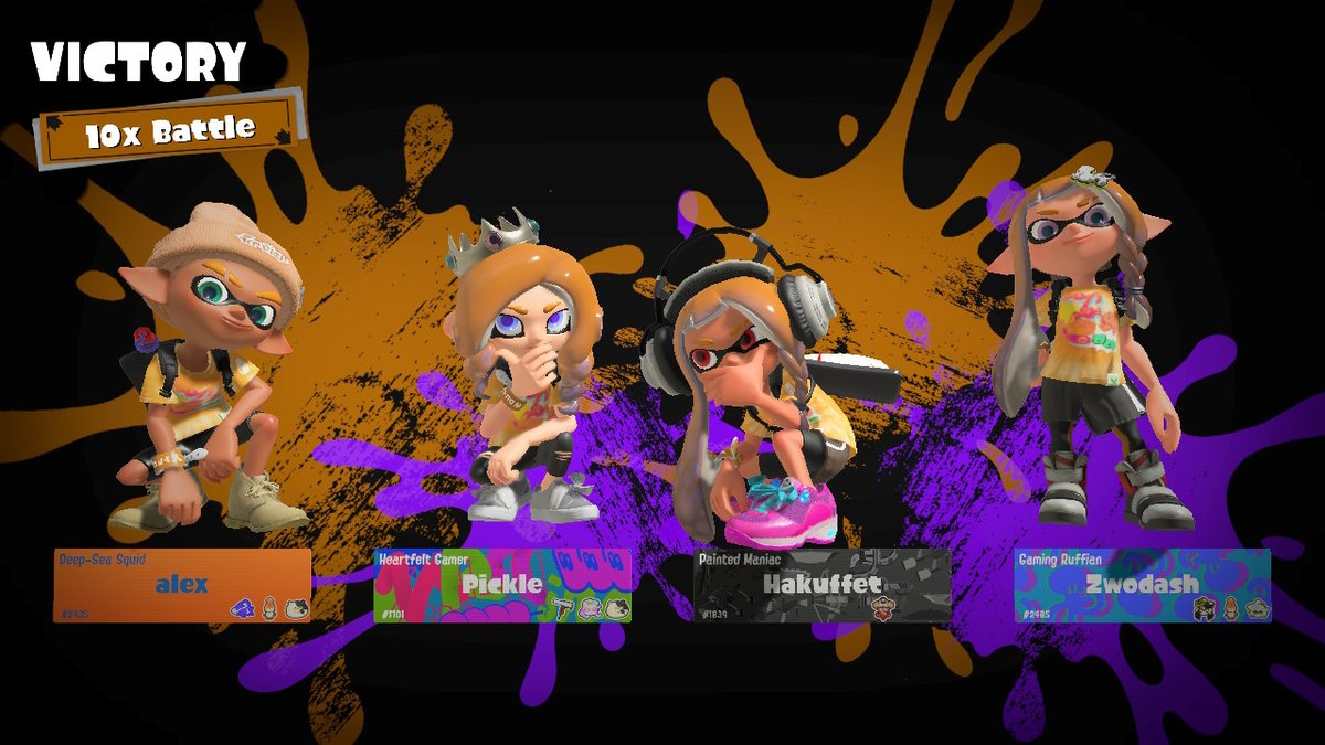 PickleSquid's tweet photo. From this afternoon #Splatoon3 #NintendoSwitch https://t.co/x1dcarMMkn