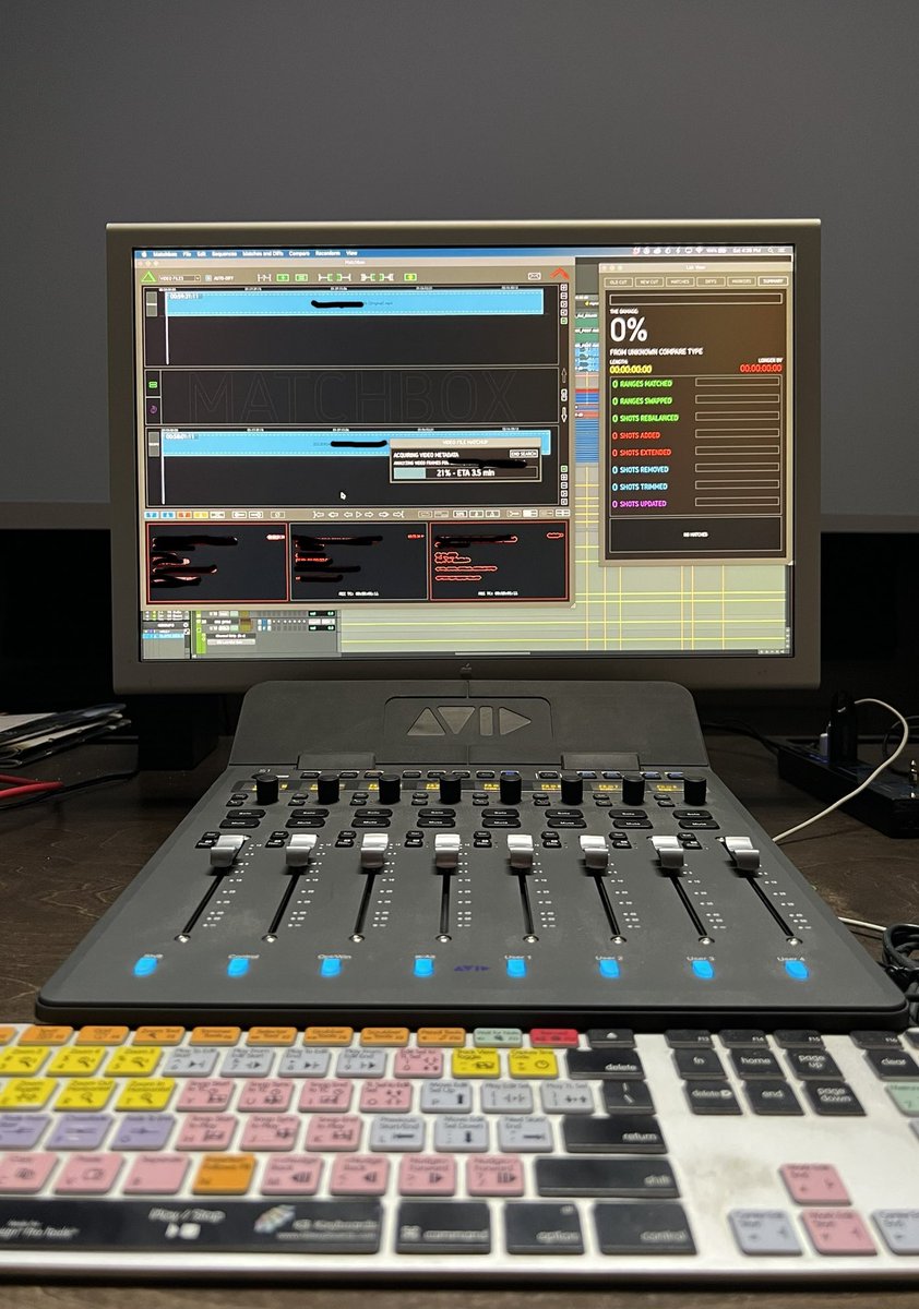 jimmiplex's tweet photo. Sad to miss the #mixsoundforfilmandtv event at Sony this year.  Working on a reconform before finishing up a film! https://t.co/ByDcchOHg5