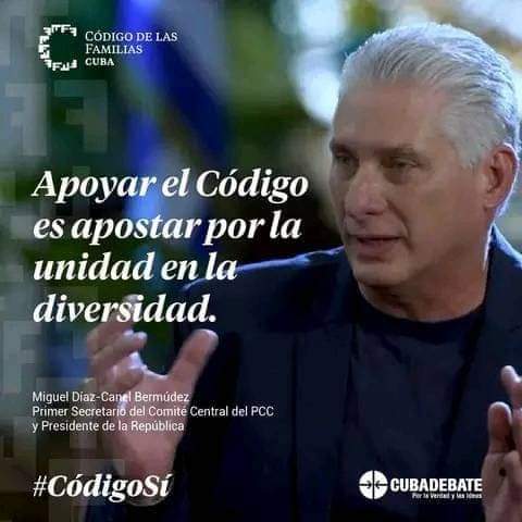 @FrankCuba2021 @AliRubioGlez @LolaVid @agnes_becerra @cubana_sofia @CubaVale2022 @MayaLaksmi2 @Maya92034838 @AmyFernndezGar1 @SuselyMorfaG @LetyAlmeida6 @dacosta_jani @Ana_Hurtado86 @Rolysanchez21 @DKhalep7 @AdrinXCuba1 @AdeGonzalez2022 @yoeaberob1 @Vicente73977721 @AleLRoss198 @VilluendasHeidy @GuardianesCuba Por la unidad y el amor de nuestras familias 
#CódigoSí ✔️ #YoVotoSí  ❎ #Cuba
#CodigoDeLasFamilias
#CubaViveEnLasFamilias