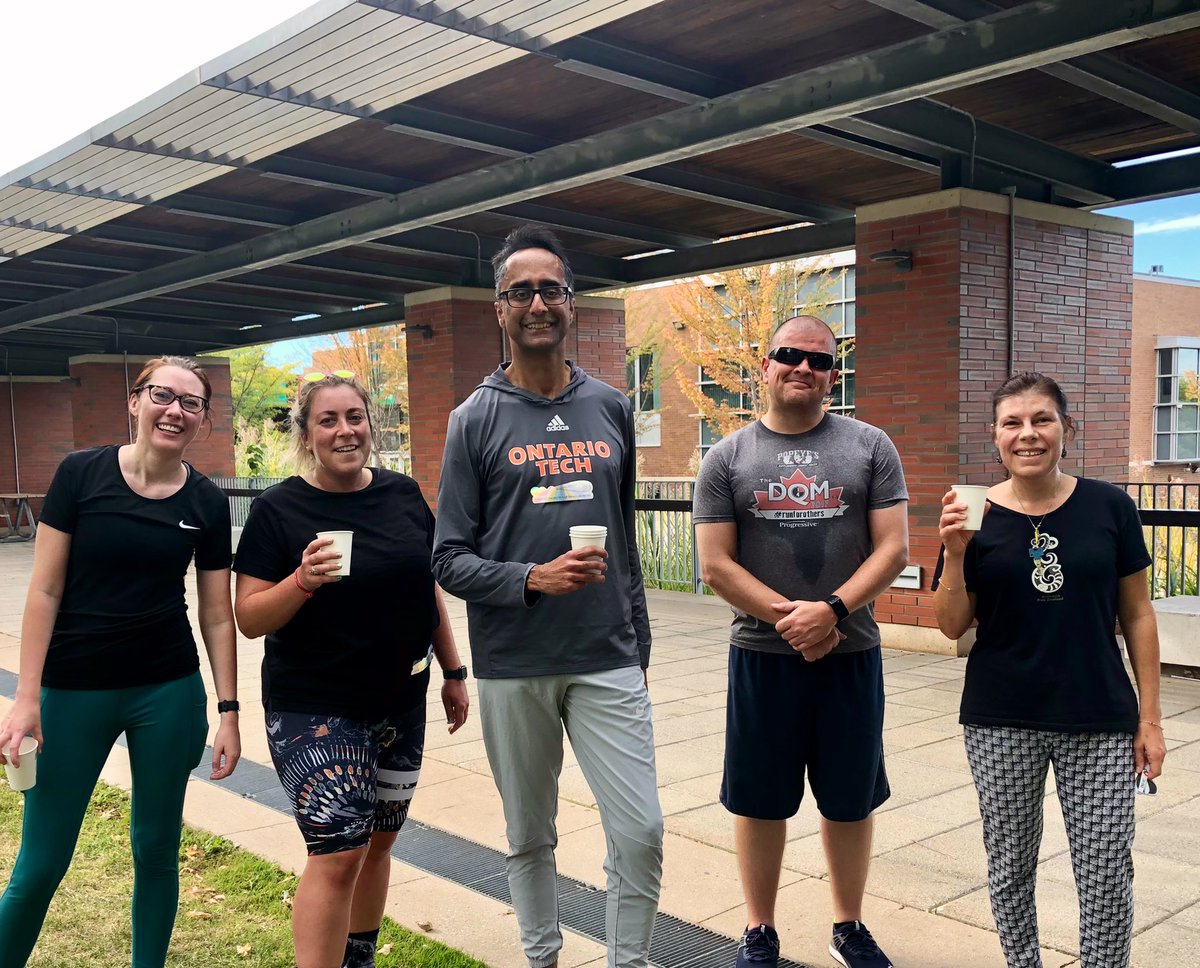 The Faculty of Science was well represented in today’s run! It was great fun and we raised money to support our <a href="/ontariotech_u/">Ontario Tech University</a> students!

Check out the before and after pics of some of our profs!