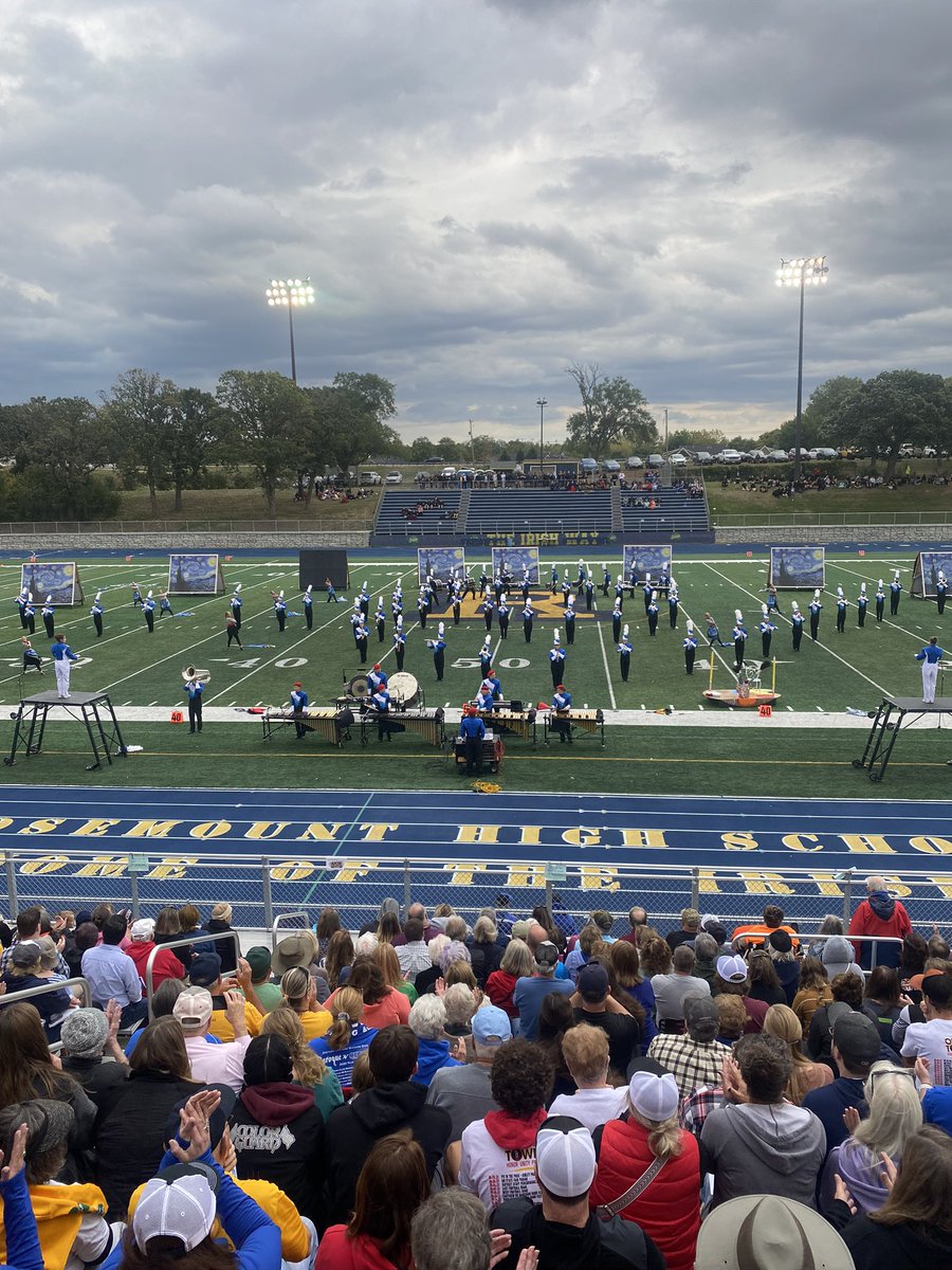 WasecaBands's tweet photo. We had a great first show today at Rosemount! We received Best Drum Majors, Best Wind Section and Second place in AA. We’re excited to get another high energy show tonight at Irondale! #beatwaseca #pridedisciplineunity https://t.co/vIrElWQnhh