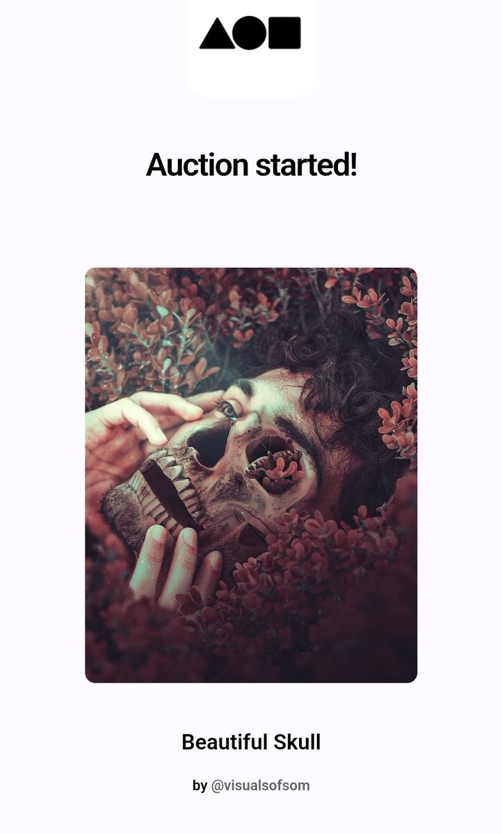 Finallyyyyyyy !!!! After 6 months my genesis artwork on FND got bid 🥳🥹 thank you so much to @LovePowerCoin 🥹💜 I can't express how I'm feeling right now 🥹 it's 4:48 in morning and I'm sooo happy  🥹💜. once again thank you for bringing a very happy morning for me 💜