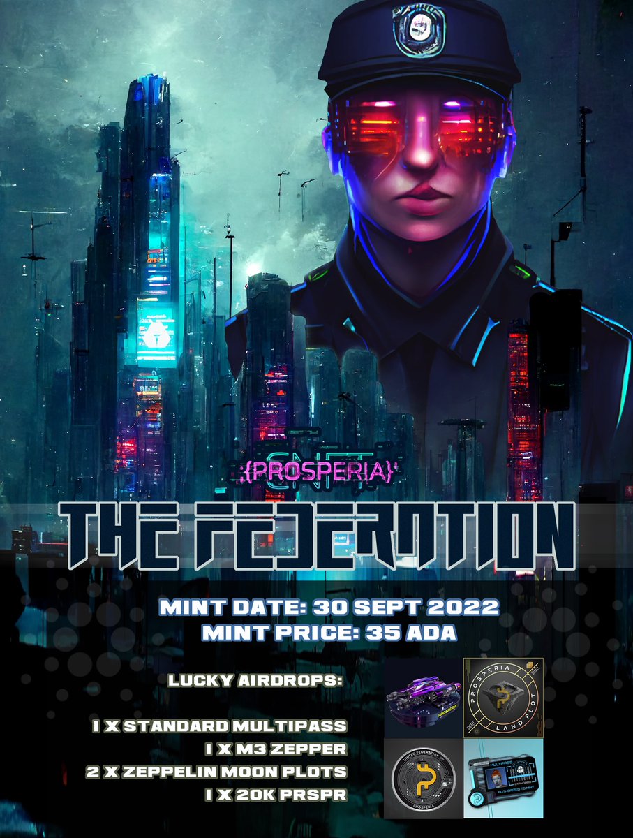 Fedsofprosperia's tweet photo. @uccnft @prosperiacnft They aren’t minted yet, but the federation utility mint is probably going to be my favorite collection for a while https://t.co/7lVbvrEW1E