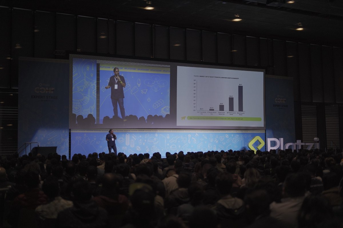 platzi's tweet photo. "Cuando hablo de crypto, sueño con el futuro. Latinoamérica está haciendo crytpo y estamos en un punto en el que podemos soñar la forma de hacer transacciones. 

Empiecen haciendo proyectos web3 como hobby" @cvander en #PlatziConf 

Conéctate: https://t.co/mP5CIySpFJ https://t.co/PI77ec6PIM