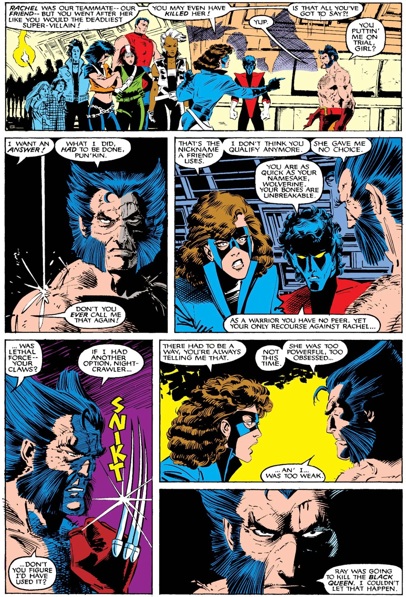 Marvel Daily Art On Twitter Wolverine Has To Explain To The Other X