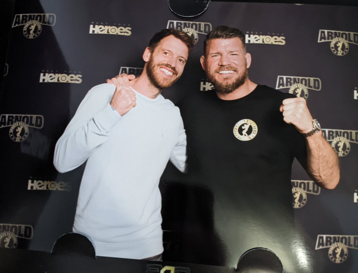 tommarsden's tweet photo. An honour to meet @bisping today, what a down to earth human being. Would have been nice to have a little longer to chat to this legend! Don't meet your heroes... Nah, all good if they're this sound! https://t.co/kf08JEZebE