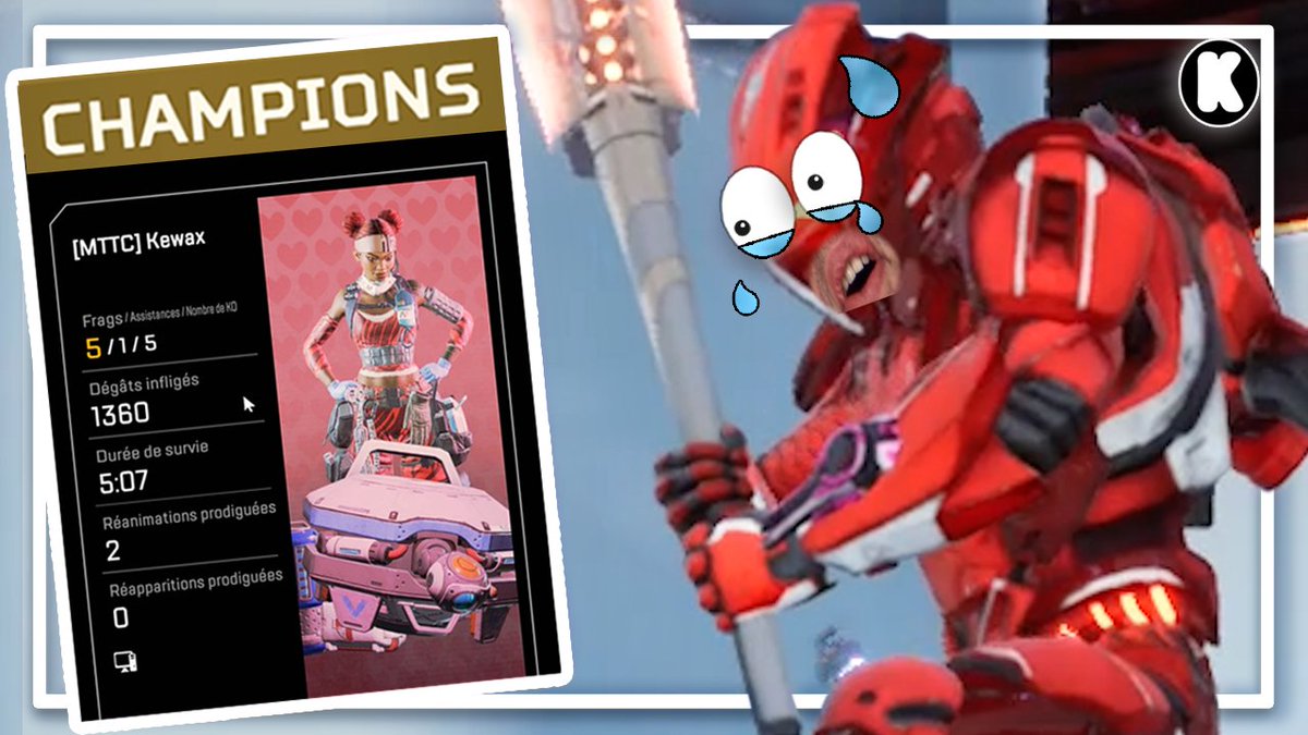 KewaxTV's tweet photo. Nouvelle vidéo : "No ! Don't Do It !"

► Jeux : #splitgate #apexlegends 

► Présents dans la vidéo :
- BangaTom
- Novus
-  @A3Ch_ 
- @KewaxTV 

► https://t.co/WeL54tzpoI https://t.co/igzzvrJs58
