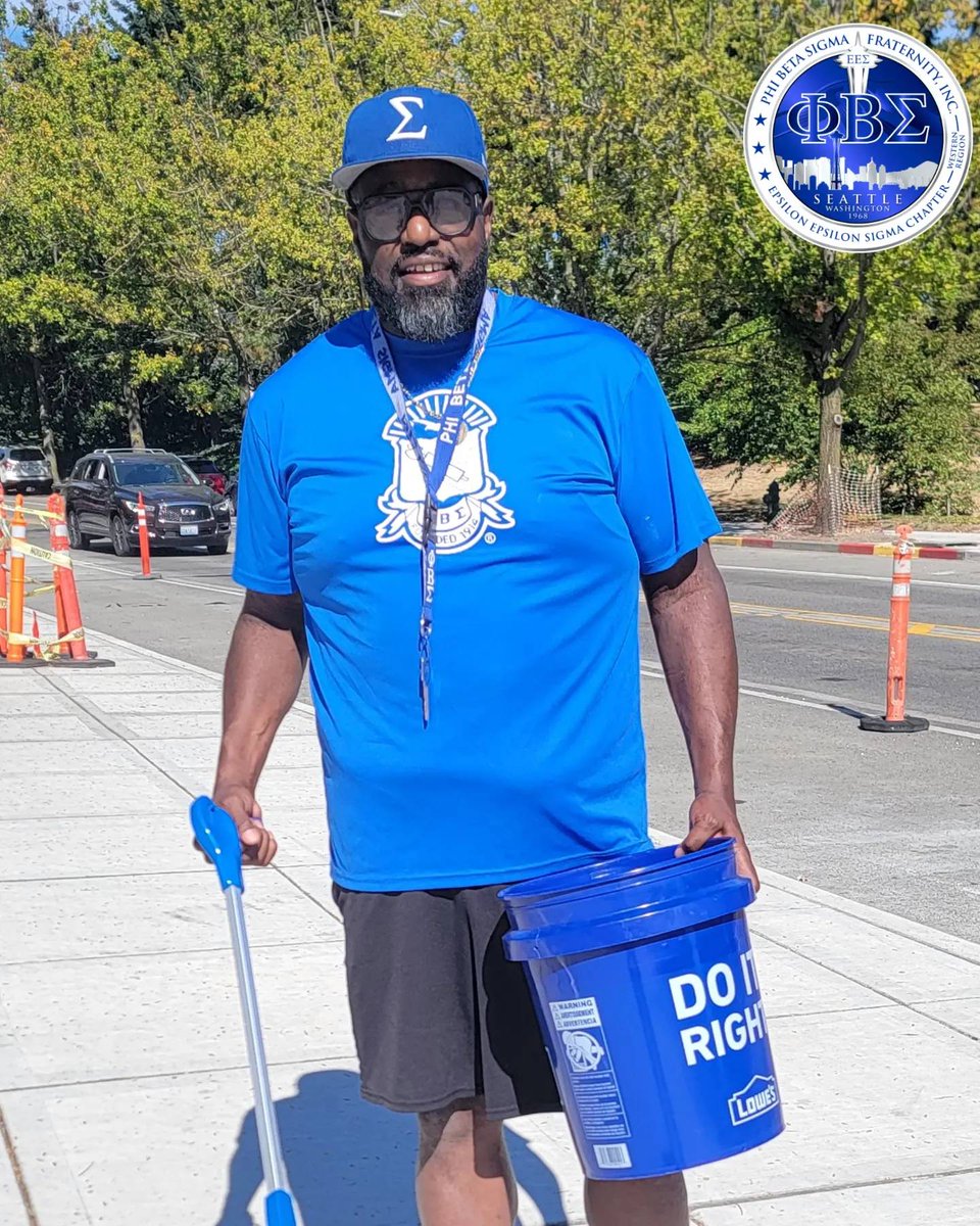 chukundi206's tweet photo. It was #SigmaDayOfService with the brothers of @DblEpsilonSigma today on our official @seattledot #AdoptAStreet on 23rd and Massachusetts! Thanks for all the Honks and Waves 👋🏾 😁 #PhiBetaSigma has a #CultureForService
#SeattleSigmas
#EpsilonEpsilonSigma
#PBSWesternRegion https://t.co/DRExPX6Esp