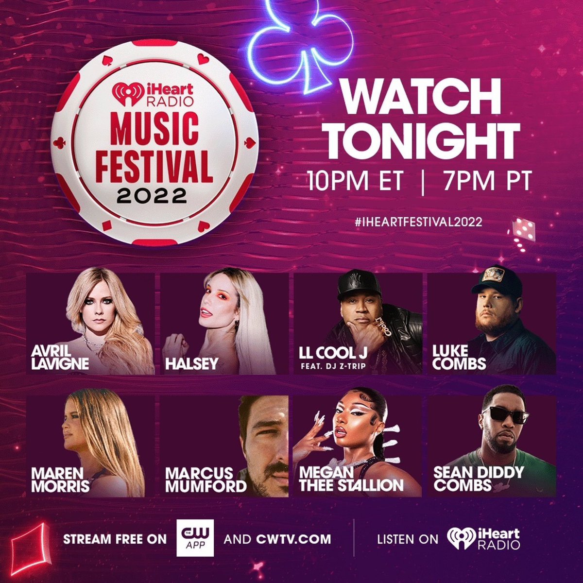 Night 2 is starting in just a few hours! #iHeartFestival2022