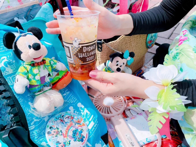 スプブ待ちが1番暑かったなという写真 アイスかと思ったらみかん丸々1個入っててよかった 