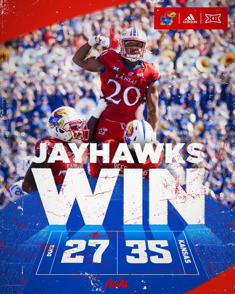 ManiacsMoore's tweet photo. Much Lion Love to @MooreHS1 Alum @DeuceHishaw Congrats on your @KU_Football team going 4-0! #RockChalk #OnceaLionAlwaysaLion https://t.co/WnU9w9FI9d