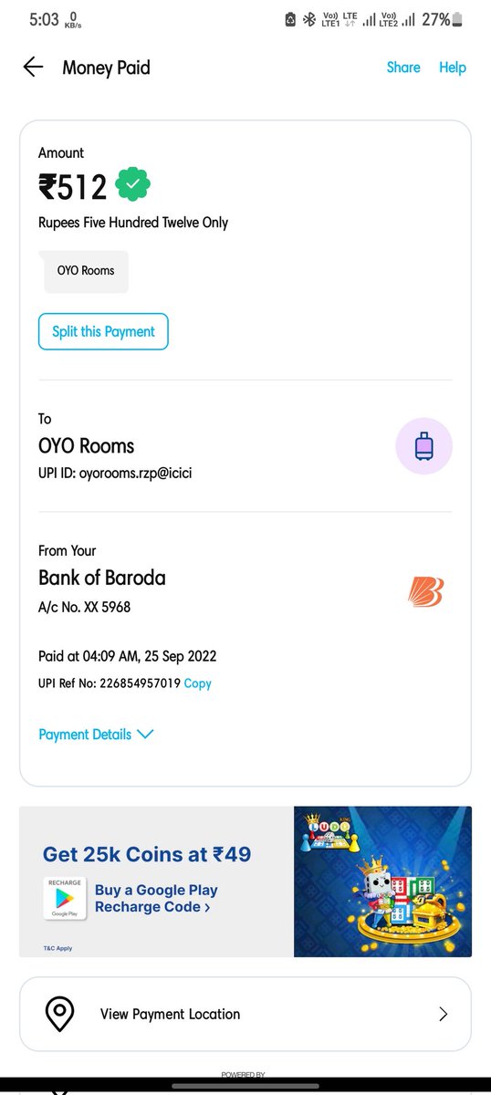 Suyashkar_'s tweet photo. Dear OYO
We are facing very serious  issue i did booking  in 42780 and did payment  aswell after that I came here  I found no any gate open there  I  am calling  the reception but no one  is there for answering my calls.

Please please help

@oyorooms @OYO4U @riteshagar https://t.co/YZITEdNdY6