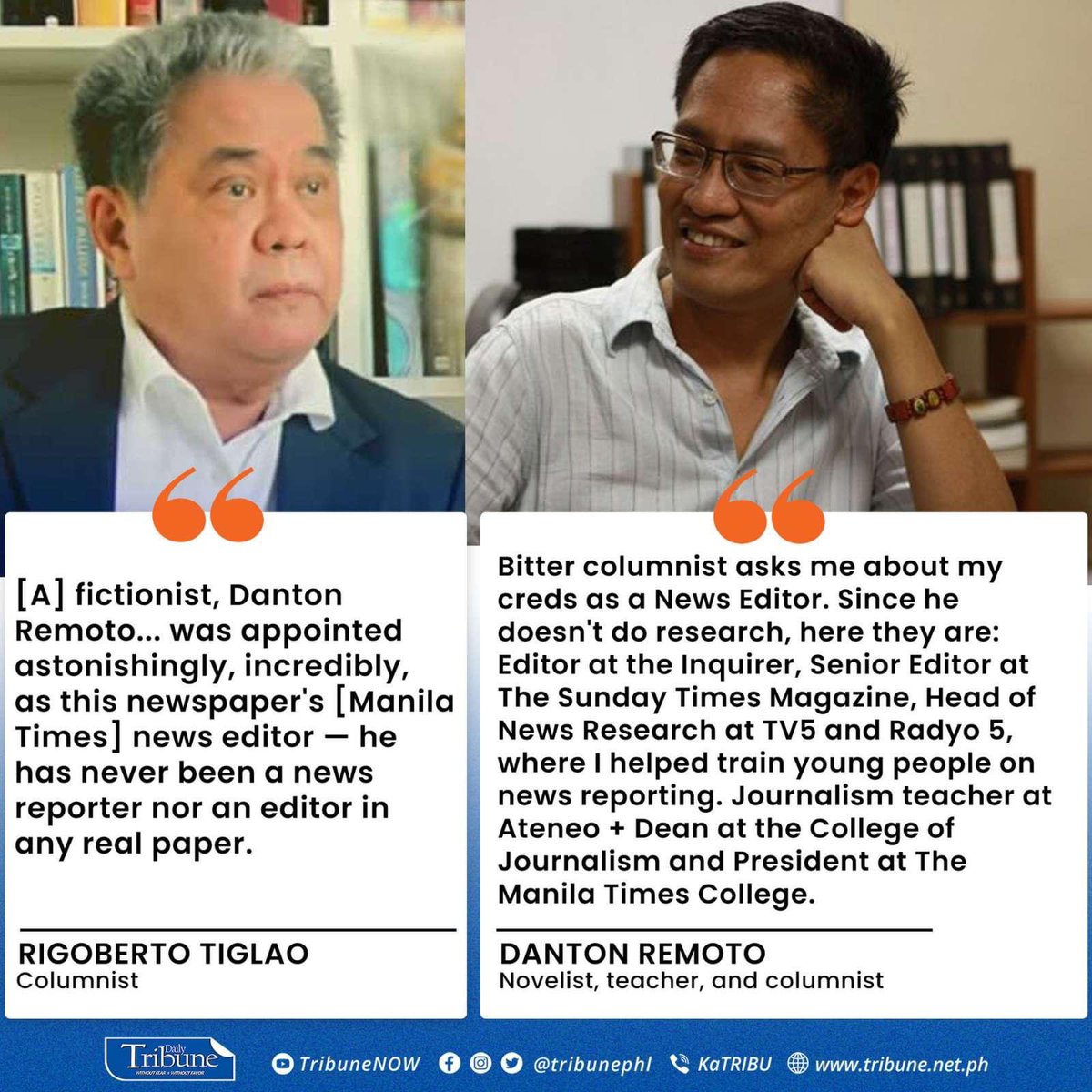 jclem3's tweet photo. Bobi Tiglao has 0 credibility. He's a gaslighter of the highest order. https://t.co/aovO8O2H7w